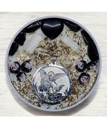 Archangel Michael Protection Candle with Black Obsidian &amp; Clear Quartz - $26.66