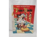 *16 Pages Used*1970s Puss In Boots Giant Coloring Book - $10.88