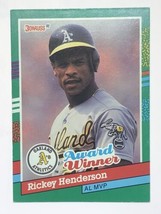 Rickey Henderson 1991 Donruss #761 Oakland Athletics A’s MLB Baseball Card - £0.93 GBP
