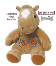 Souviner 2009 Texas Horse Plush Toy 8 inch Plush Bean Toy by Souvies - £7.68 GBP