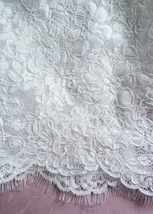 Sleeveless White Lace Crop Top Wedding Bridesmaid Lace Tops Custom Wedding Tops image 6
