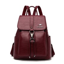 New Women&#39;s Designer Backpack Casual Back Pack for Women High Quality Leather Ba - £38.99 GBP