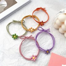 Gift High Elastic Candy Color Women Daisy Hair Tie Hair Rope Hair Ring S... - $8.82
