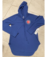 Chicago Cubs Touch by Alyssa Milano Womens Lightweight  Lace Front Hoodi... - €20,81 EUR