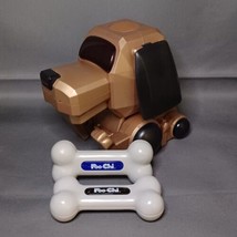Poo Chi Robot Dog Gold And Black 2000 Vintage Tested Working - No Tail - $37.39