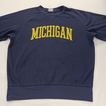 KA Knight Michigan Wolverines Embroidered Mens Pullover Sweatshirt Size L(42-44) image 11