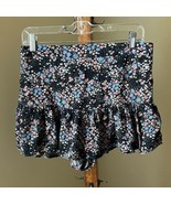 Forever 21 Skort Mini Skirt w/h Shorts Ruffle Navy Blue Large - $9.89