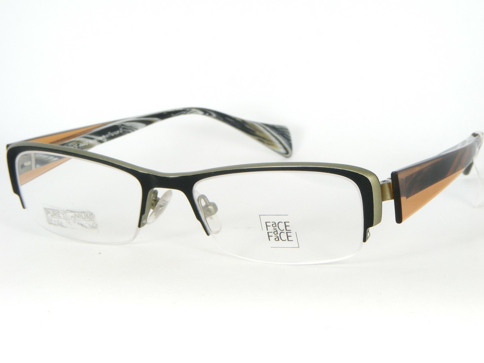 Face a Face FRESH 2 9166 BLACK /OLIVE EYEGLASSES GLASSES FRAME 51-17-140... - $232.64
