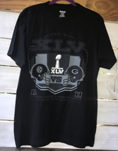 Vintage T-SHIRT Men&#39;s L Super Bowl Xlv - Steelers Vs. Packers N. Texas Football - £15.29 GBP