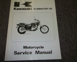 1998 1999 2000 2001 Kawasaki Eliminator 125 Servizio Shop Manuale 99924-... - £15.92 GBP