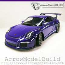 ArrowModelBuild Porsche 911 GT3 (Amthyst) Built &amp; Painted 1/24 Model Kit - £94.81 GBP