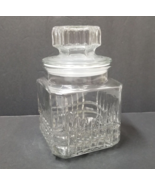 7 1/2&quot; Koeze Glass Canister Apothecary Candy Jar with Lid Kitchen Canister - $13.00