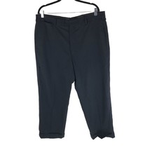Brooks Brothers Brooksease Mens Dress Pants Slacks Cuffed Black 39x27 - $5.94