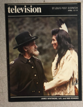TV MAGAZINE St Louis (MO) Post-Dispatch April 13, 1975 James Whitmore cover - $15.83