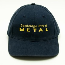 VINTAGE CAMBRIDGE STREET METAL Snapback Adjustable Hat Cap Blue One Size... - £6.98 GBP