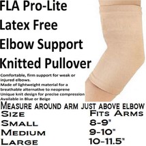 FLA Latex-Free Elbow Support Knitted Pullover (Beige) Large - $268.95 MXN