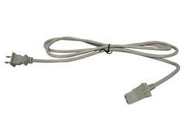 Built In 6 Foot Male Gray Wall End Pig Tail Power Cord 06-5510-92 - $15.85