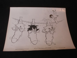 Old Vtg 1936 Walt Disney Mickey Mouse MORE KITTENS Lobby Card SS-41-6 - $39.95