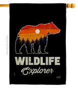 Wildlife Explorer House Flag Adventure 28 X40 Double-Sided Banner - £29.55 GBP