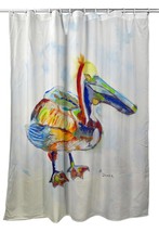 Betsy Drake Heathcliff Pelican Shower Curtain - £85.65 GBP