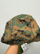 New USMC Helmet Cover Reversable Woodland Desert MARPAT LWH Cover - Size... - $80.00