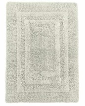 Hotel Collection Cotton Reversible 21&quot; x 32&quot; Bath Rug -Ivory T4101954 - £35.49 GBP