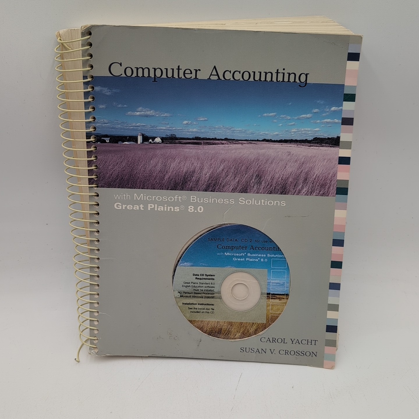 COMPUTER ACCOUNTING WITH MICROSOFT GREAT PLAINS 8.0 CD By Yacht &amp; Crosson - $39.86