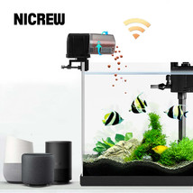 Automatic Fish Feeder for Aquarium WiFi Remote Intelligent Control Fish ... - $40.77