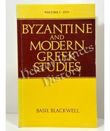 Byzantine and Modern Greek Studies vol 5 by Basil Blackwell (1979 Softco... - $25.88