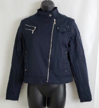 Laundry By Shelli Segal Women&#39;s Jacket Navy Blue Cotton Blend Size S - $44.50