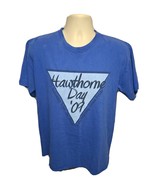 2009 Hawthorne Day Celebrating Town Pride Adult Large Blue TShirt - $333.61 MXN