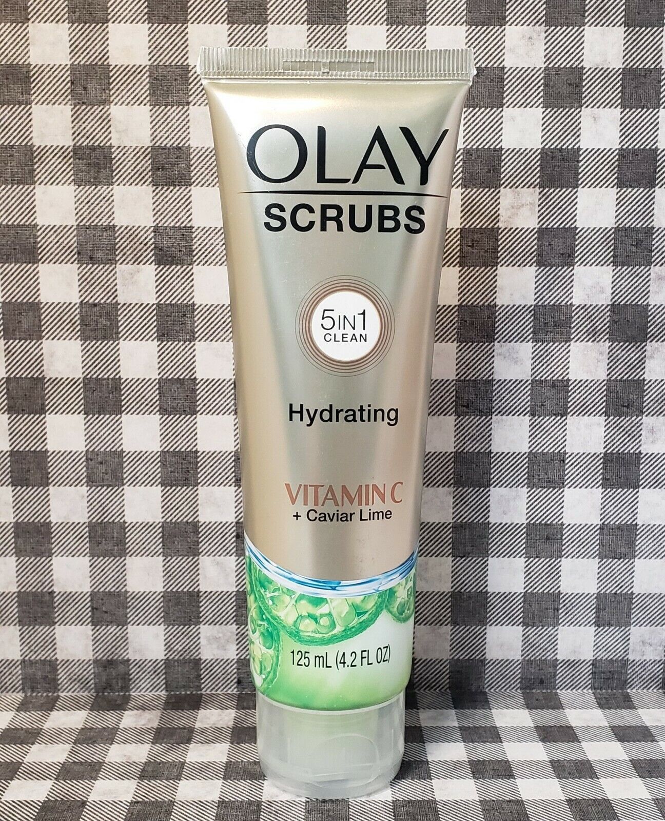 Olay Scrubs Hydrating Vitamin C + Caviar Lime 5 in 1 Face Cleanser (4.2 fl. oz.) - $12.60