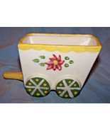 Vintage L &amp; F Hollywood Ceramic Colorful Wagon-3 inches tall - €12,50 EUR