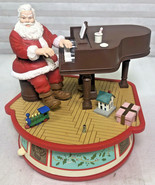Vintage Matrix Industries Santa Piano Child Paying Animated Musical Scen... - €16,23 EUR