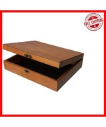 Vintage-Style Wooden Box with Brass Latch – Perfect Memory Storage for T... - $1,068.98 MXN