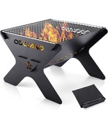 Odoland Camping Campfire Grill: Foldable, Portable Charcoal, And Backyards. - $75.44 CAD