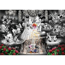 Tenyo Disney Mickey &amp; Minnie Frost Art Puzzle (1,000 pcs) - £93.71 GBP