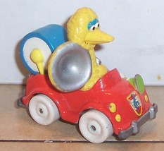 Vintage 1987 Playskool Sesame Street Big Bird Figure in Die Cast car VHTF Rare - $14.50