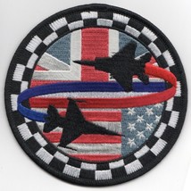 4" Usaf Air Force 93FS 2019 British Detachment Flags Embroidered Jacket Patch - $29.99