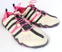 Sand N Sun Women&#39;s Beige/Pink/Black Waterproof Mesh Shoes ~6~ 2538678 - £7.47 GBP