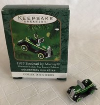 Hallmark Keepsake Ornament Miniature Kiddie Car Luxury 1935 Steelcraft By Murray - £10.38 GBP