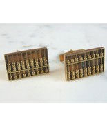 Mens Vintage Estate 14k Yellow Gold Abacus Cufflinks 18.3g E3046 - £1,946.29 GBP