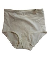 KMart Satin Panties Womens L 29/30 White Nylon Power Net Cotton Gusset 7... - $31.66