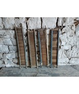 Weaving Loom Reeds Rustic Decor Antique Early Primitive Wood Farmhouse L... - $1,418.03 MXN