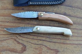 2 damascus 100% handmade beautiful tanto knife From The Eagle Collection M1761 - £58.38 GBP