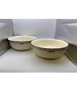 Pair of Lenox COUNTRY ROMANCE 8 1/2&quot; Round Vegetable Serving Bowls - $1,290.88 MXN