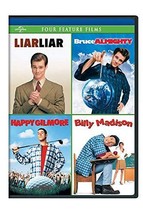 Liar Liar Bruce Almighty Happy Gilmore Billy Madison Four Feature Films - £7.84 GBP