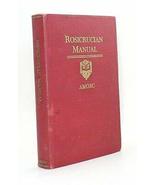 Rosicrucian Manual Lewis Alchemy Occult Mysticism Occult Freemasonry Vtg 1941 8  - $107.91