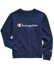 Champion Graphic Logo Kids Crew Neck Sweatshirt  Size Large - $17.23