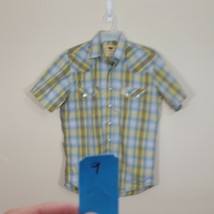 Larry Mahan Cowboy Collection Men&#39;s Short Sleeve Pearl Snap Shirt Size 32 - £10.15 GBP